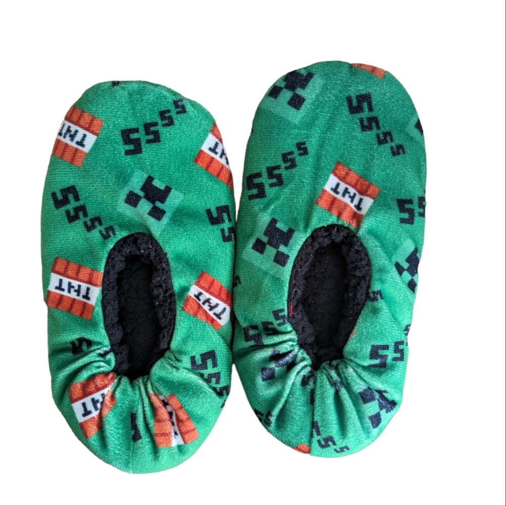 Minecraft House Shoes (Slippers) Size 1